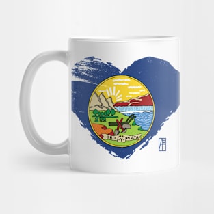 U.S. State - I Love Montana - Montana Flag Mug